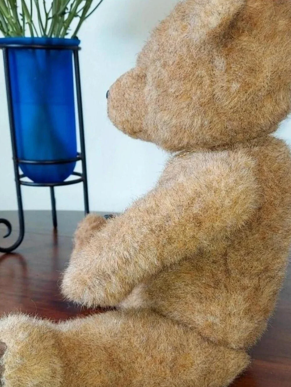 Vintage Little Folk Jointed Teddy Bear Plush Stuffed Animal McBride Tiverton 20